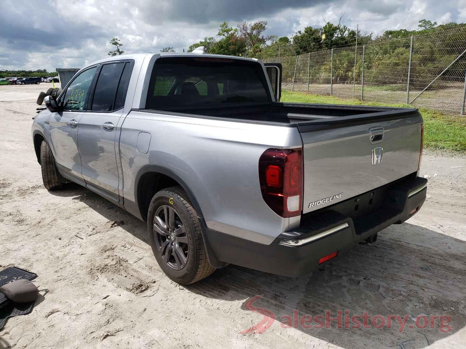 5FPYK2F1XKB001242 2019 HONDA RIDGELINE