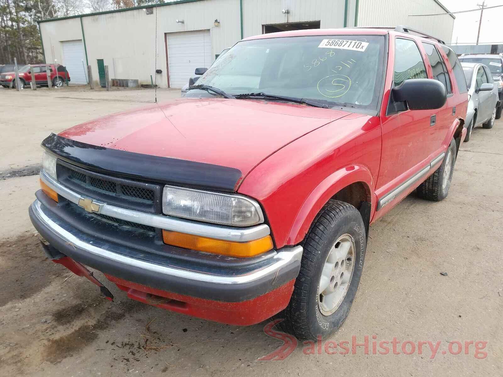 1GNDT13W1Y2361680 2000 CHEVROLET BLAZER