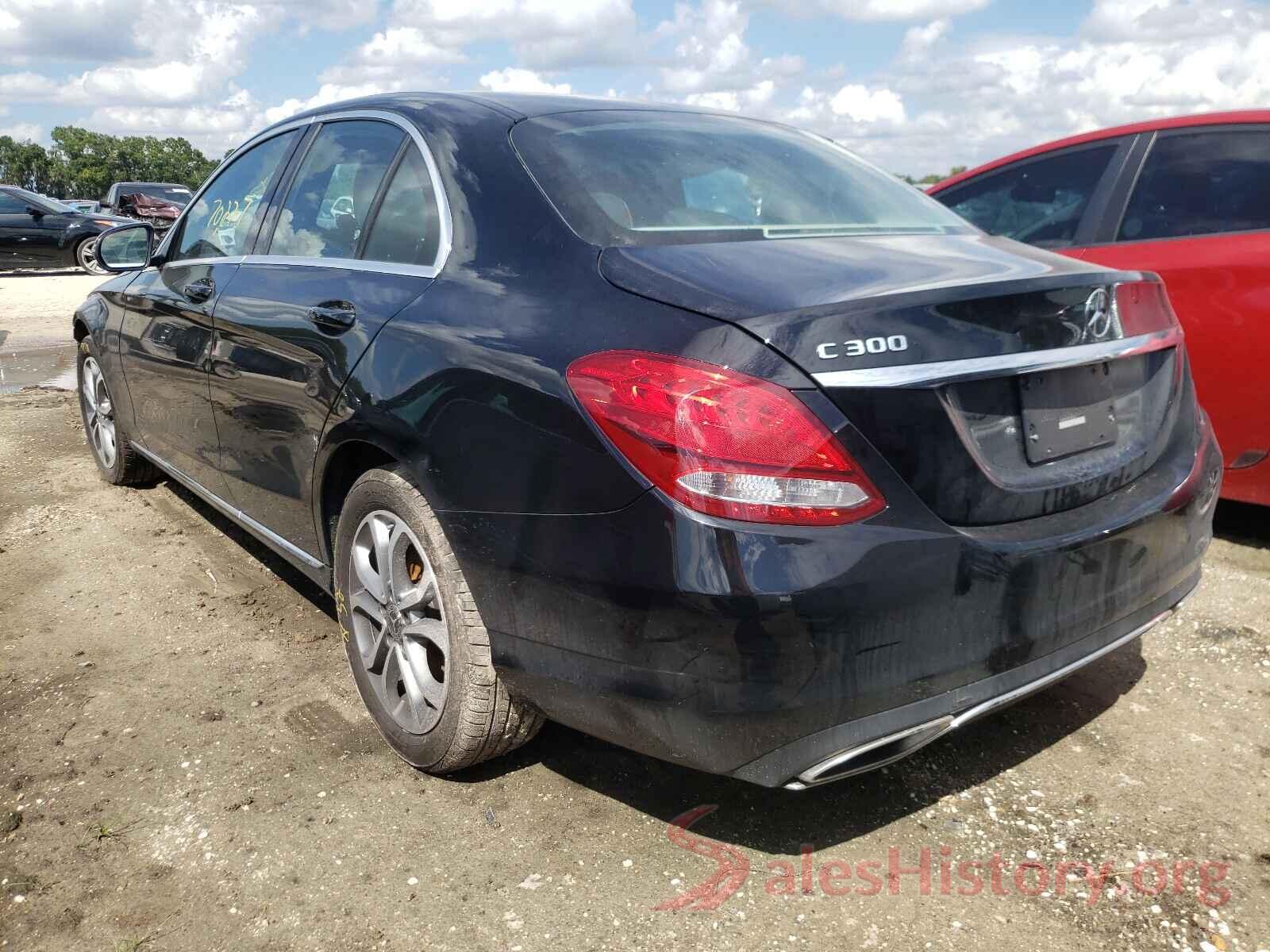 55SWF4JBXHU232780 2017 MERCEDES-BENZ C-CLASS