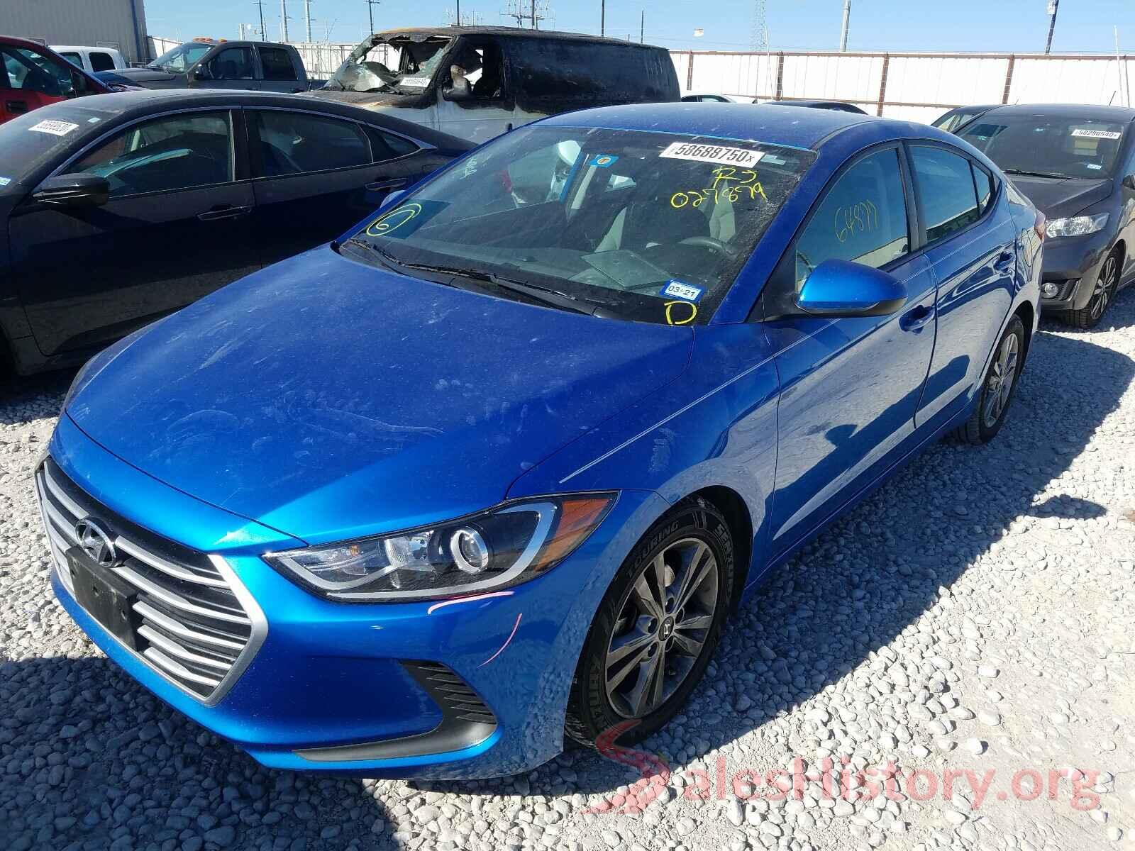 5NPD84LF6HH027879 2017 HYUNDAI ELANTRA