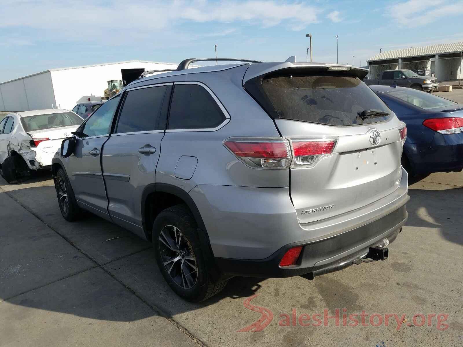 5TDKKRFH8GS504470 2016 TOYOTA HIGHLANDER