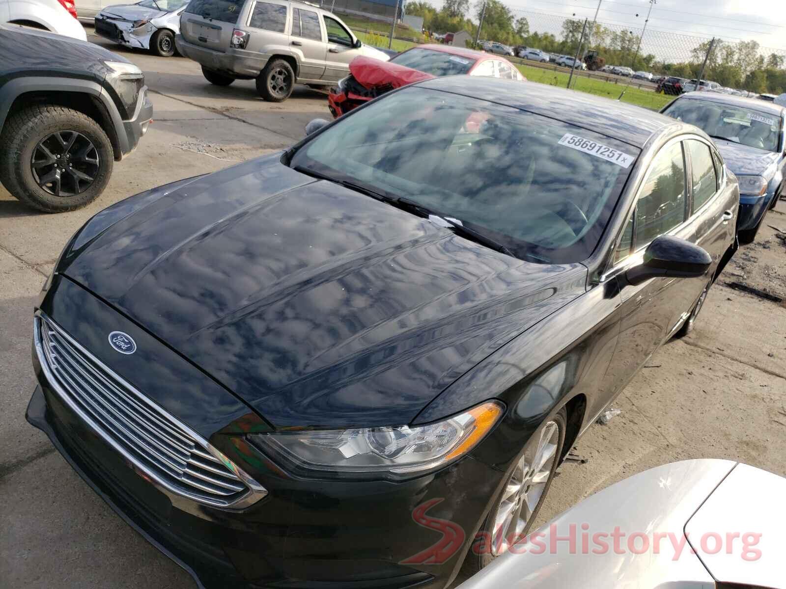 3FA6P0HD5HR338413 2017 FORD FUSION