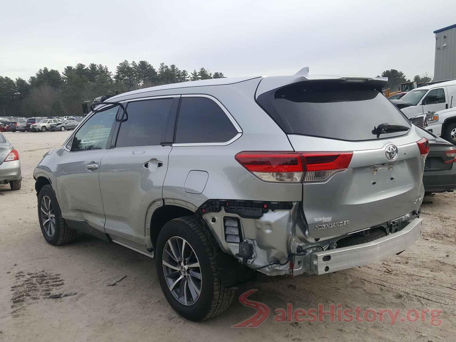 5TDJZRFH2KS590164 2019 TOYOTA HIGHLANDER