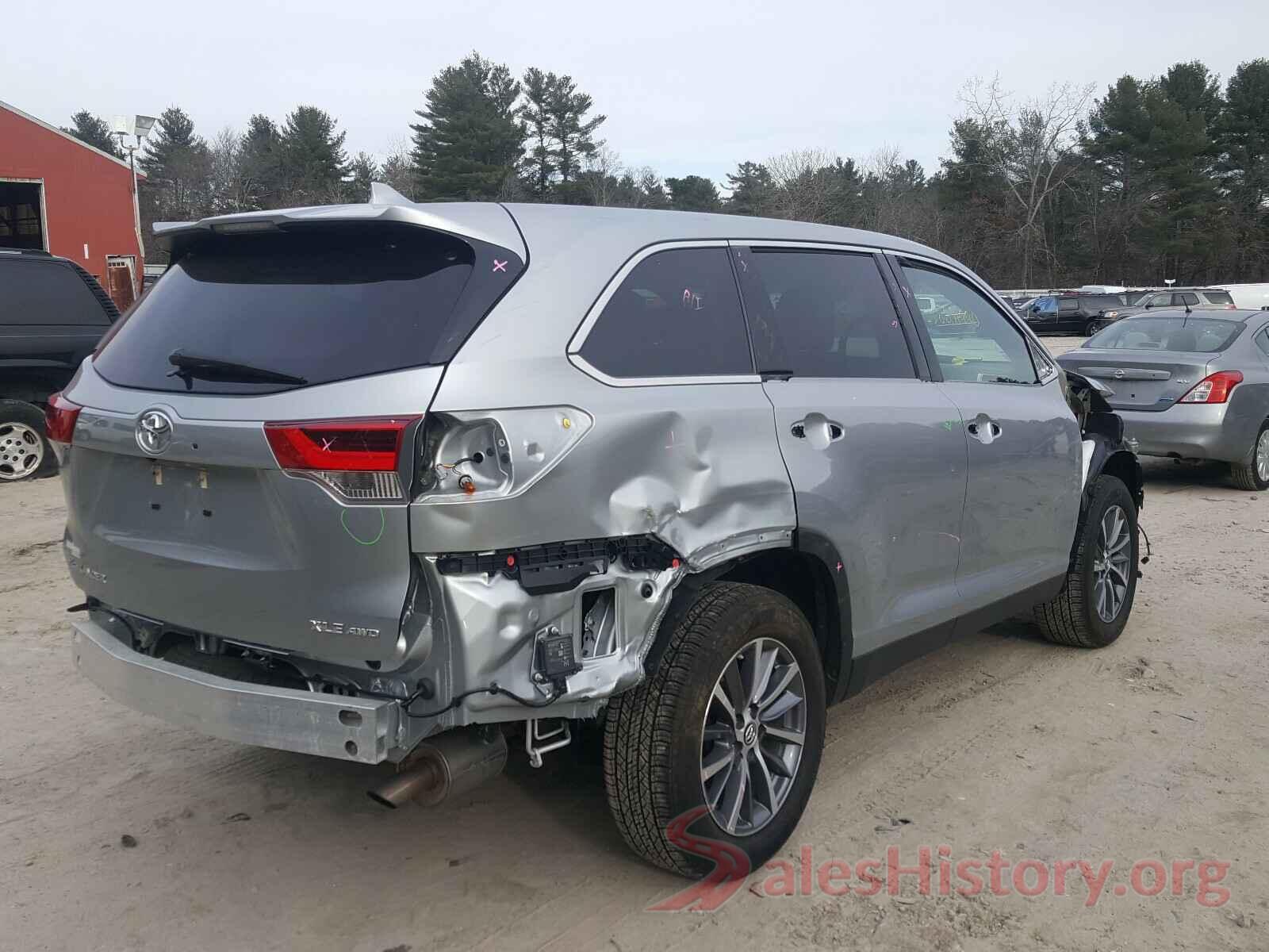 5TDJZRFH2KS590164 2019 TOYOTA HIGHLANDER