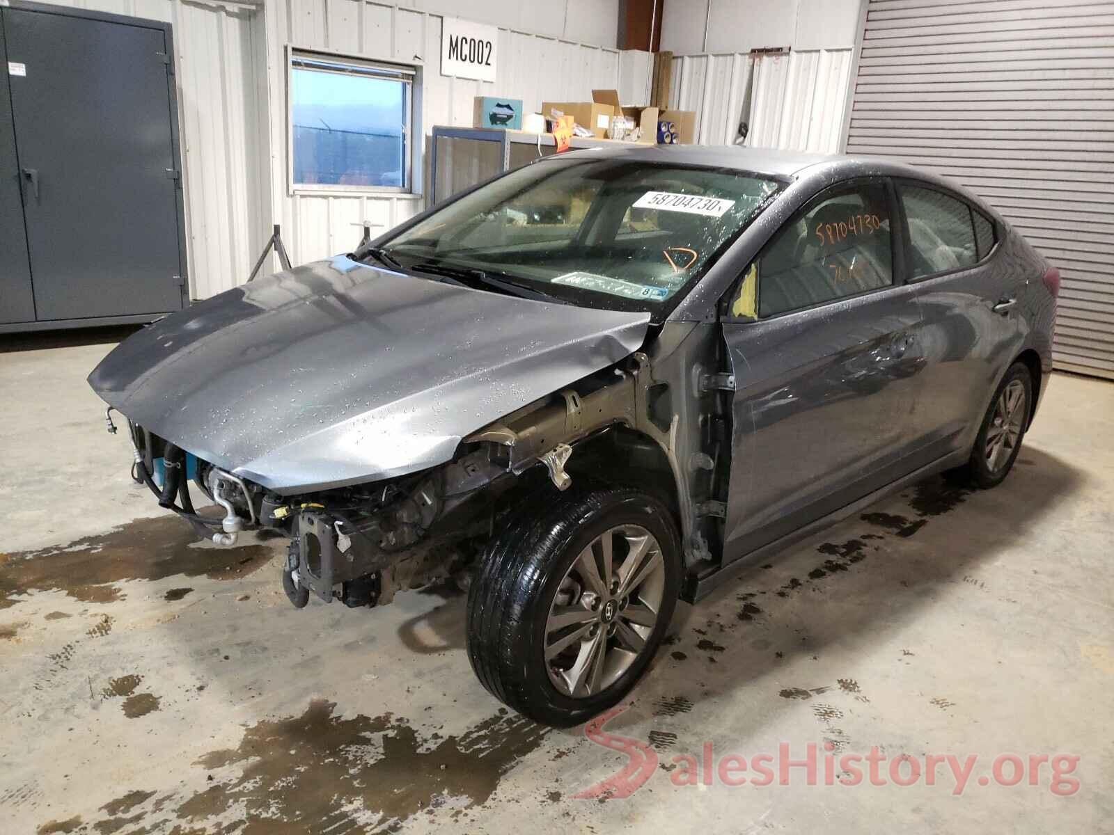 5NPD84LF0JH304676 2018 HYUNDAI ELANTRA