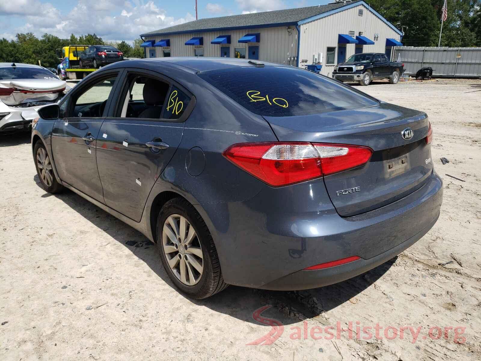 KNAFX4A64G5592965 2016 KIA FORTE