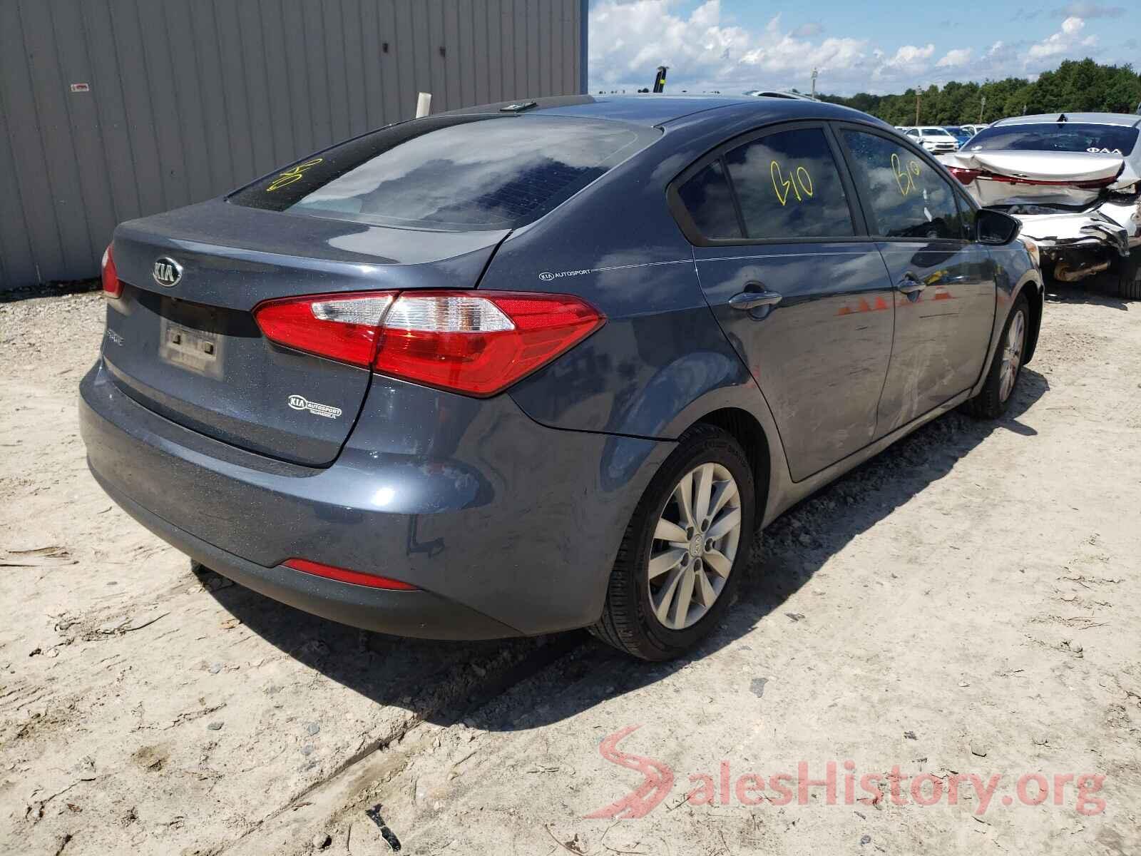 KNAFX4A64G5592965 2016 KIA FORTE