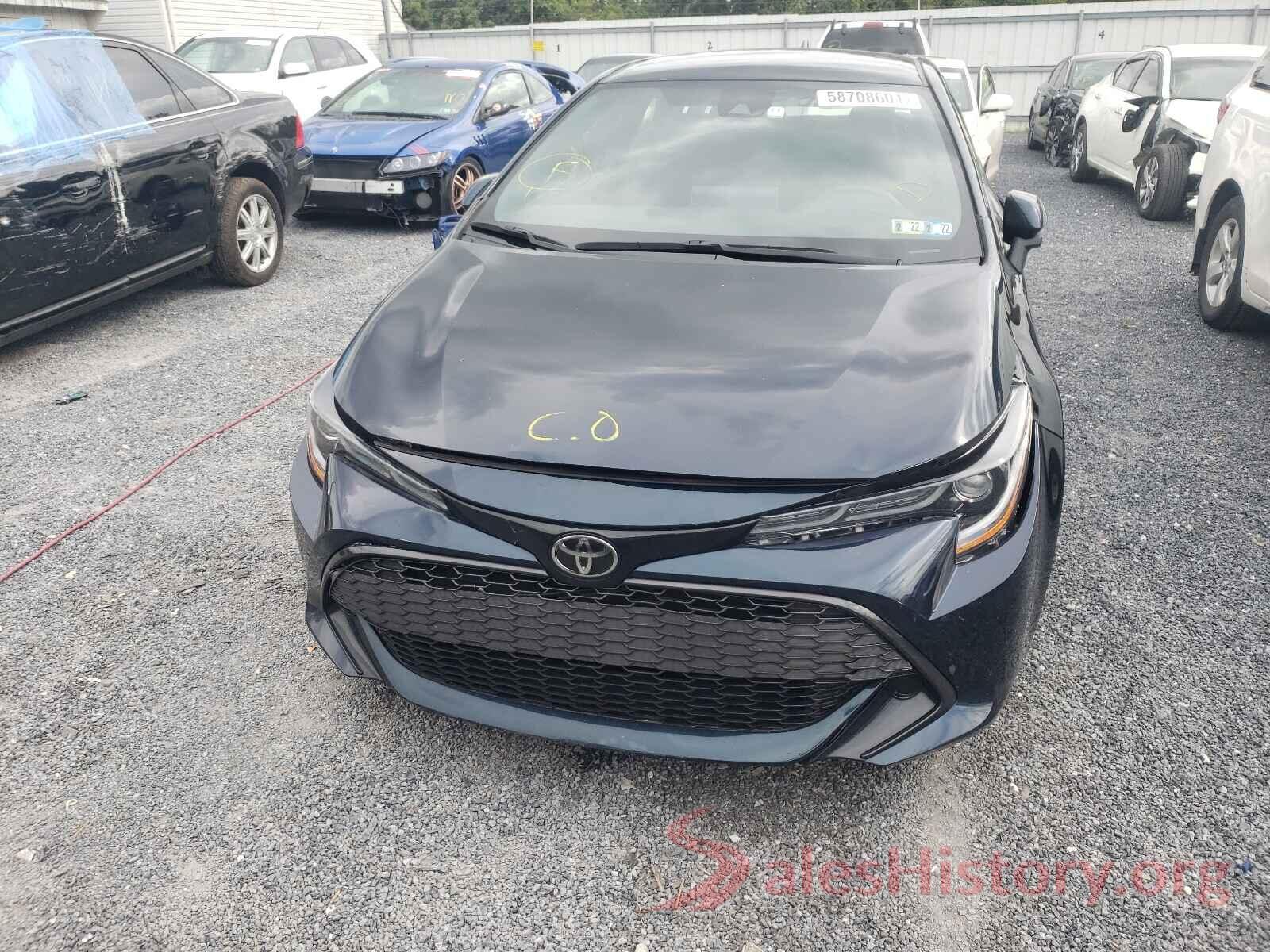 JTNK4RBE9K3045770 2019 TOYOTA COROLLA