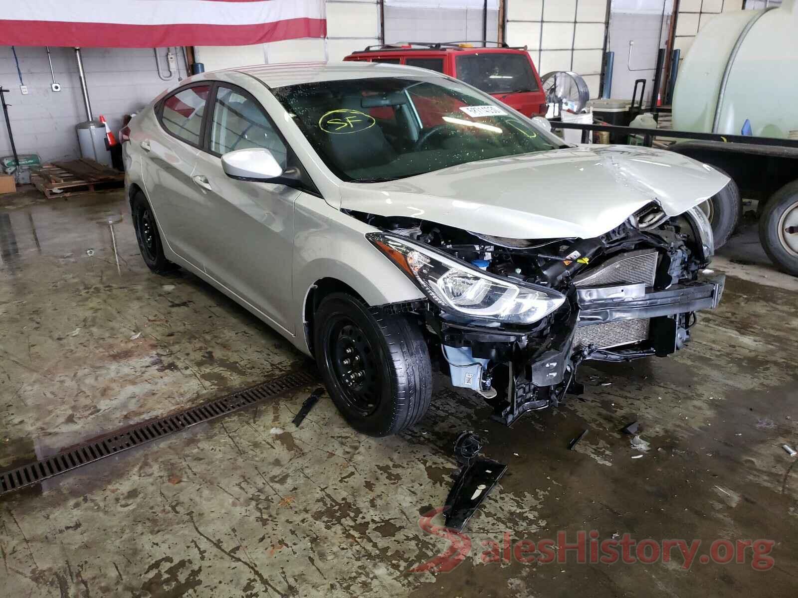 5NPDH4AE0GH705325 2016 HYUNDAI ELANTRA