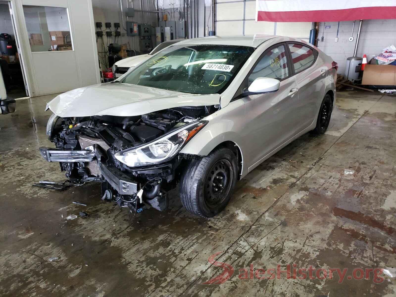 5NPDH4AE0GH705325 2016 HYUNDAI ELANTRA