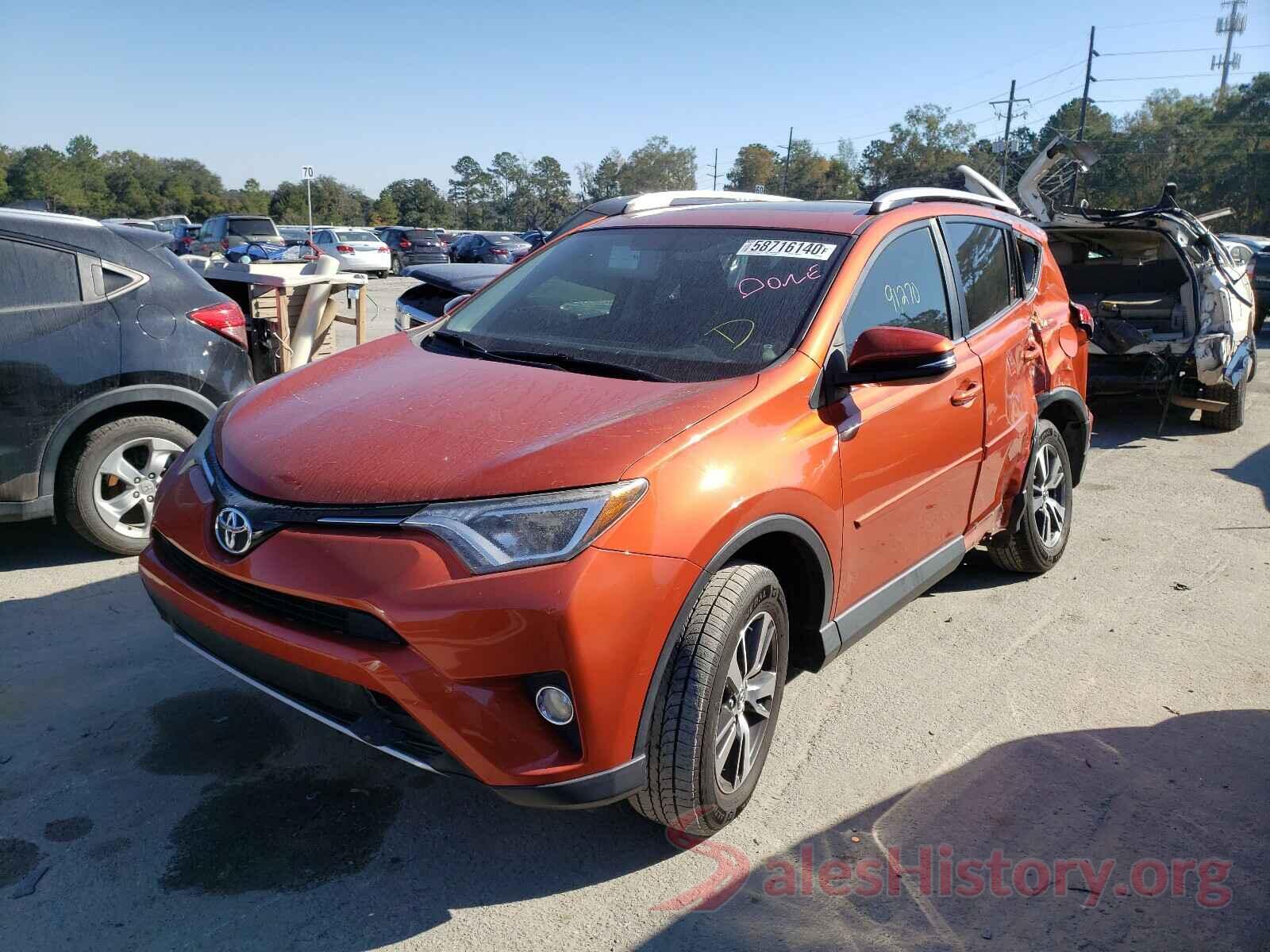 JTMWFREV3GJ073742 2016 TOYOTA RAV4