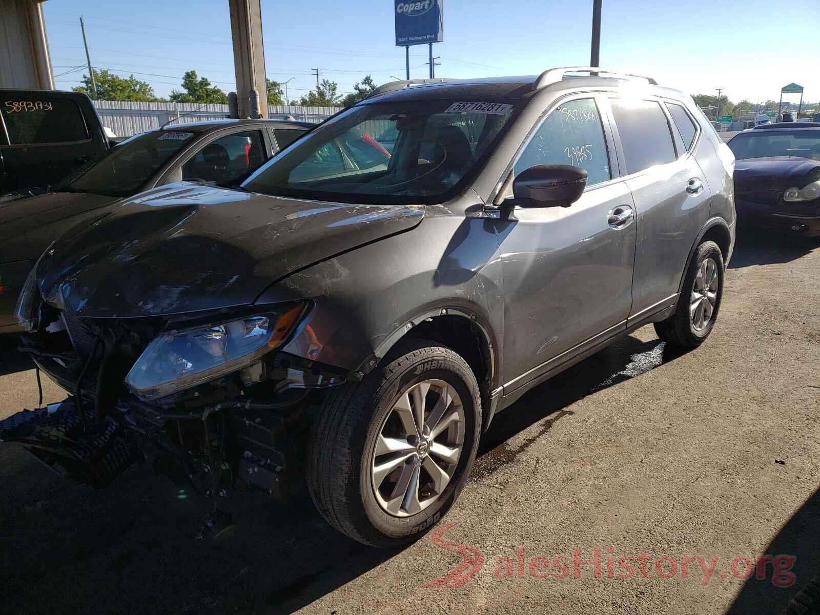 5N1AT2MV4GC795376 2016 NISSAN ROGUE