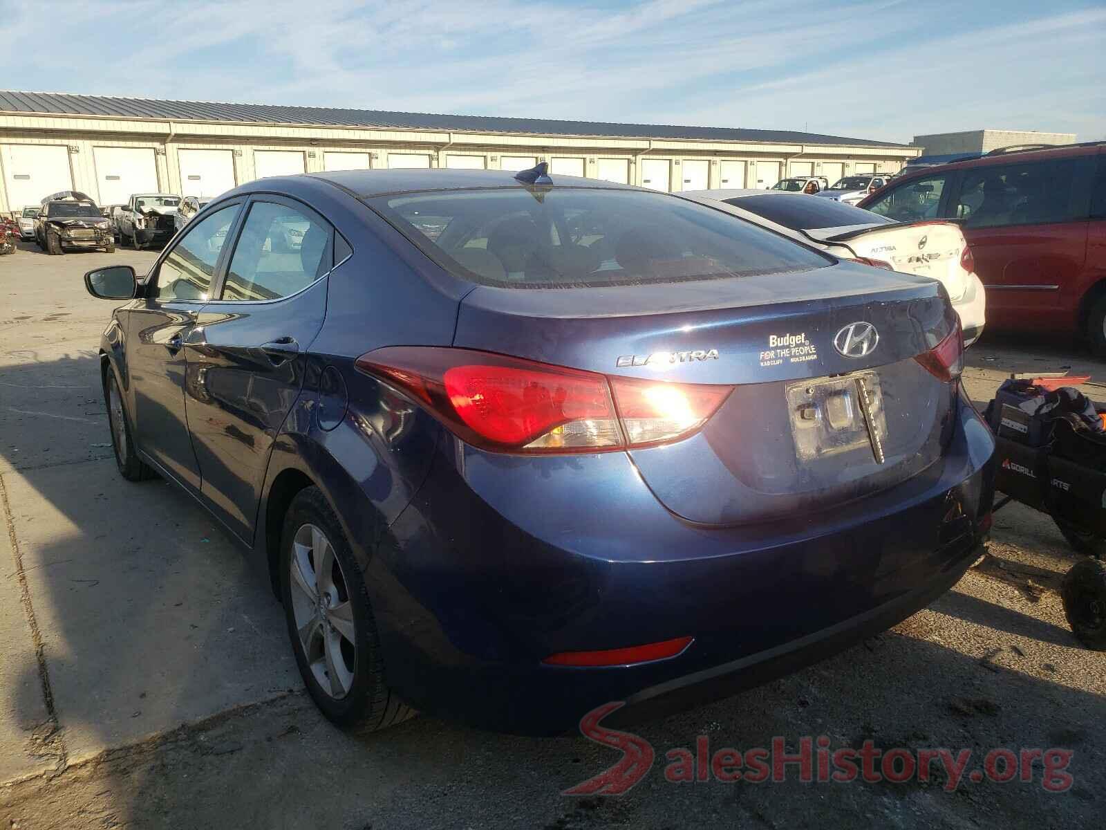 5NPDH4AEXGH729390 2016 HYUNDAI ELANTRA