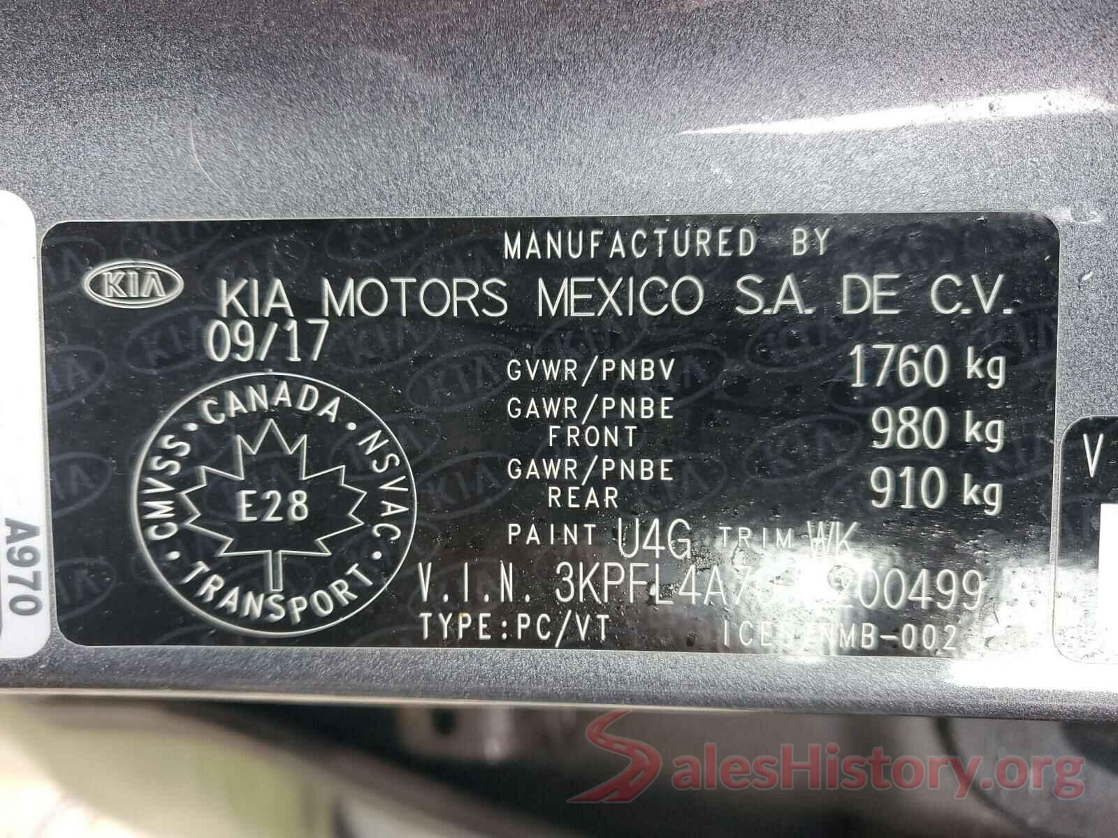 3KPFL4A70JE200499 2018 KIA FORTE