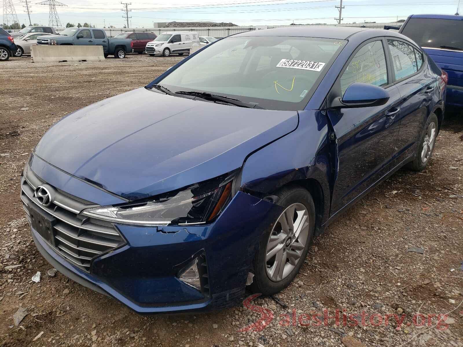 5NPD84LF2LH581865 2020 HYUNDAI ELANTRA