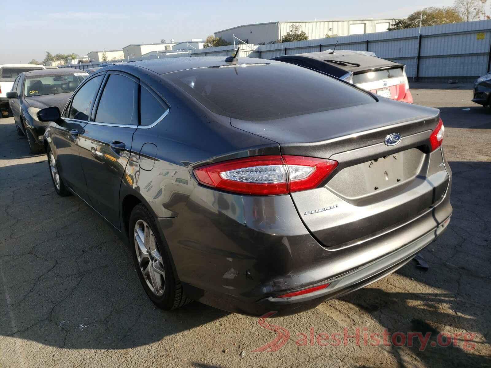 3FA6P0H7XGR345236 2016 FORD FUSION