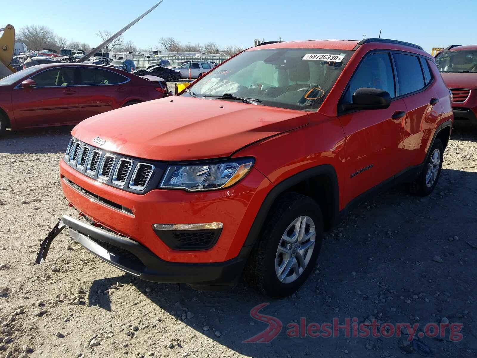 3C4NJDAB3JT314112 2018 JEEP COMPASS