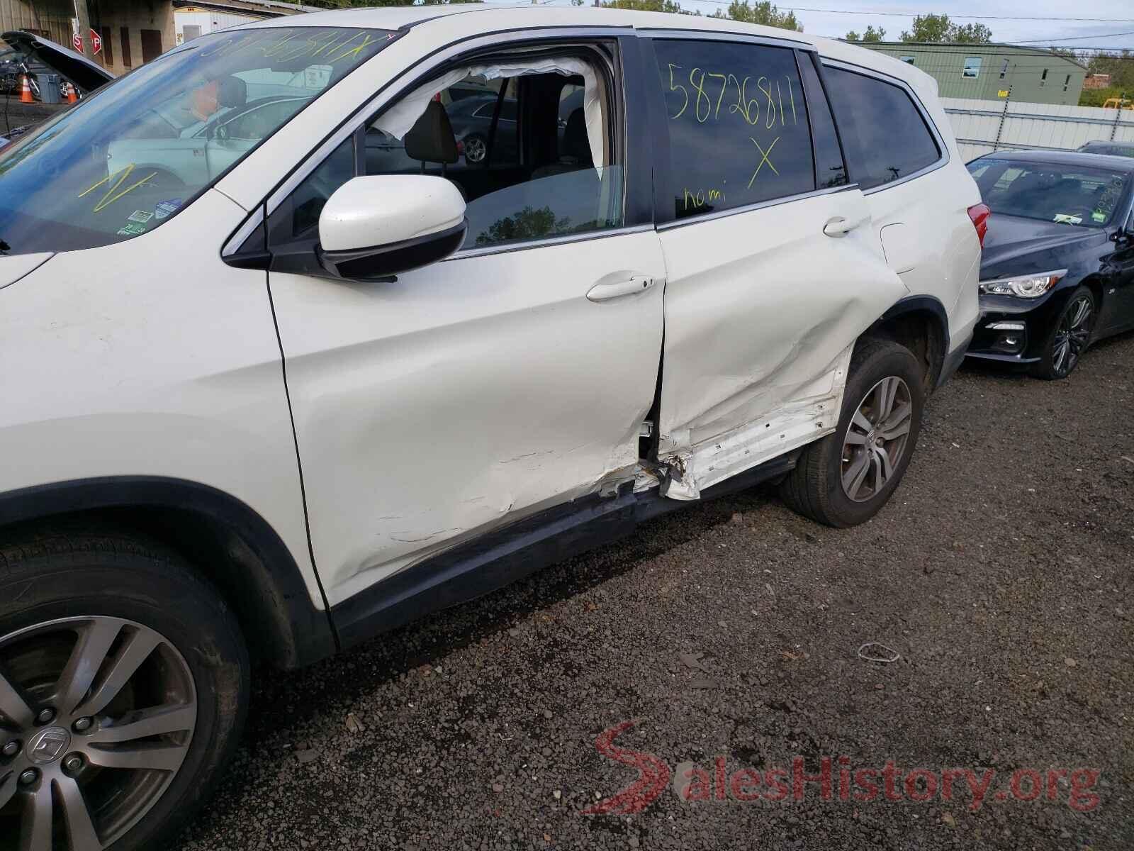 5FNYF6H77GB057278 2016 HONDA PILOT