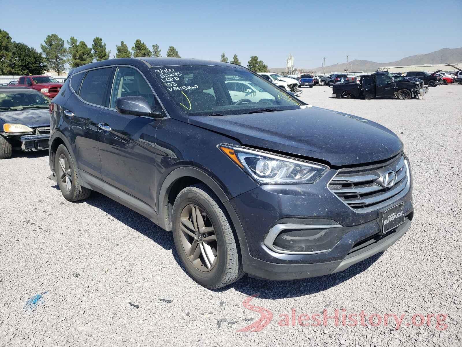 5NMZT3LB9JH095267 2018 HYUNDAI SANTA FE