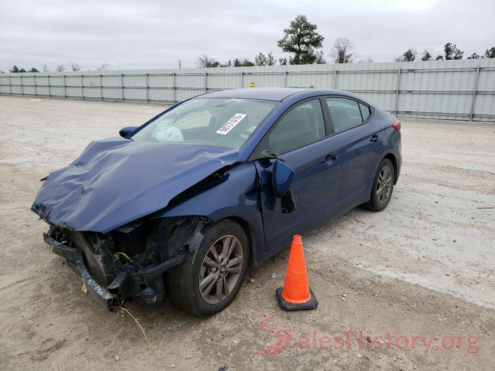 5NPD84LF7JH253676 2018 HYUNDAI ELANTRA