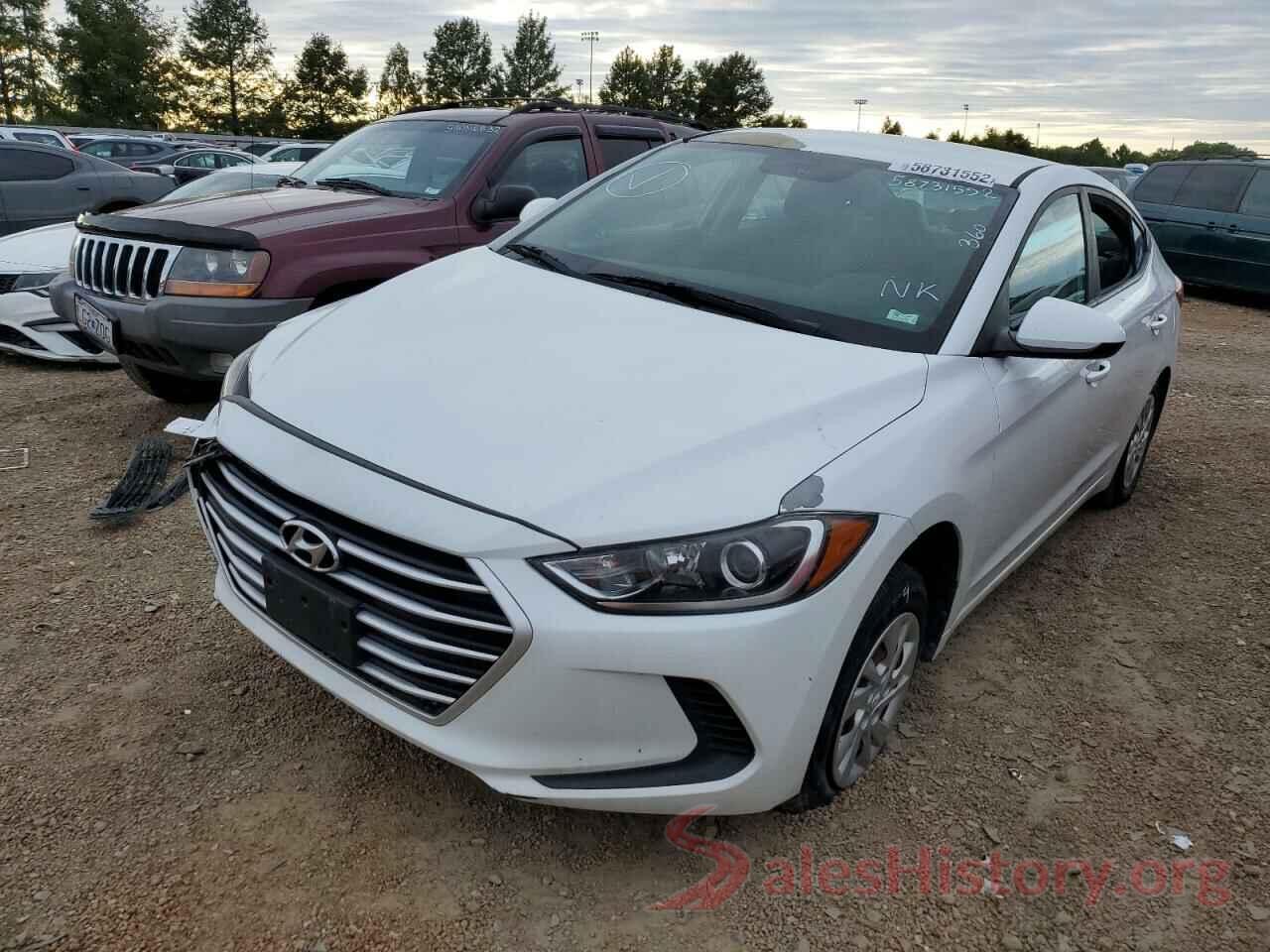 5NPD74LF3HH172493 2017 HYUNDAI ELANTRA