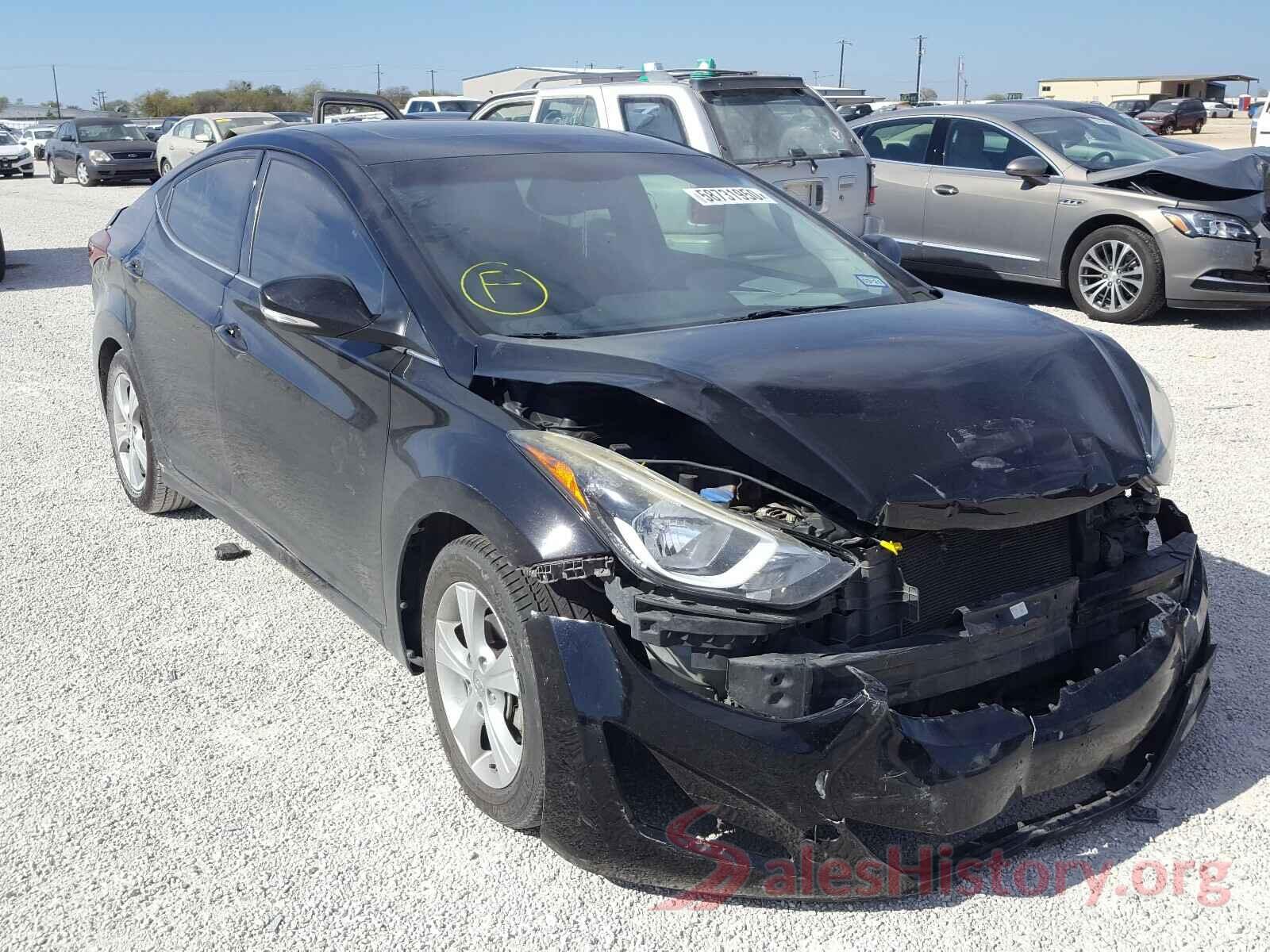 KMHDH4AE9GU553370 2016 HYUNDAI ELANTRA