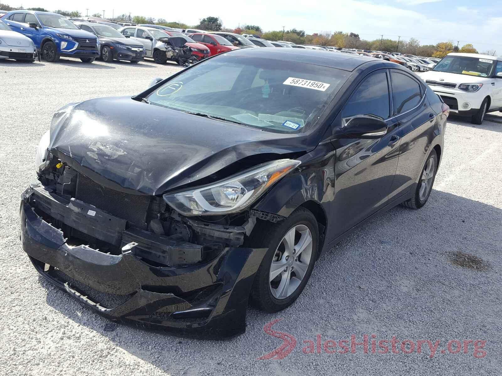 KMHDH4AE9GU553370 2016 HYUNDAI ELANTRA