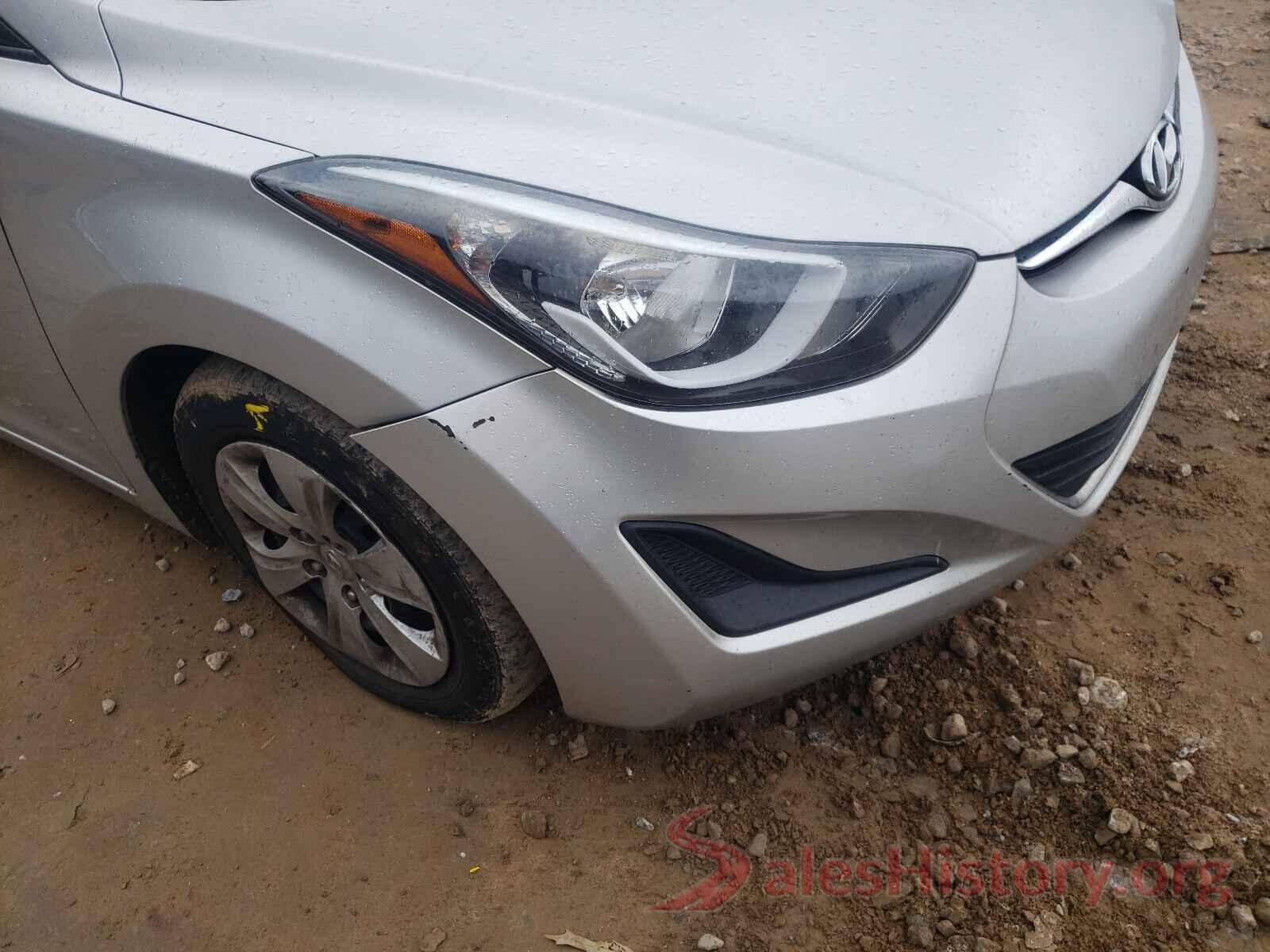 5NPDH4AE6GH698879 2016 HYUNDAI ELANTRA