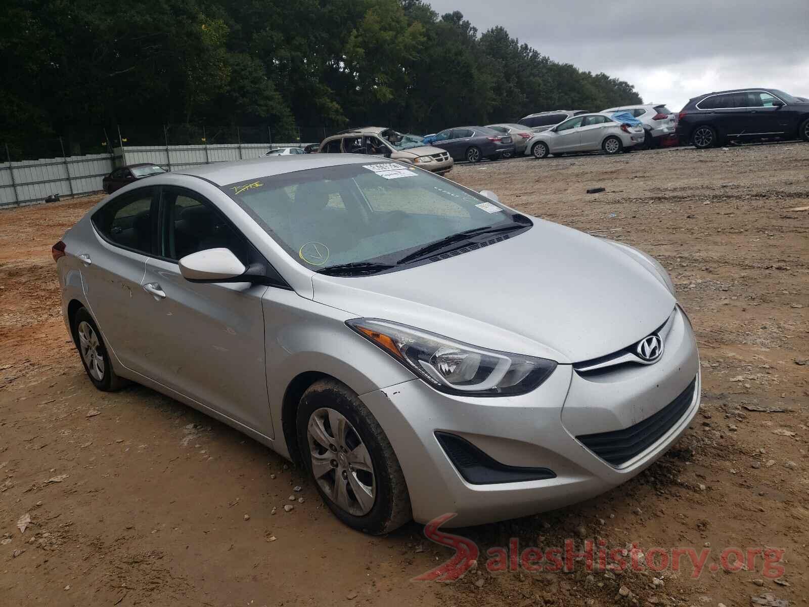 5NPDH4AE6GH698879 2016 HYUNDAI ELANTRA