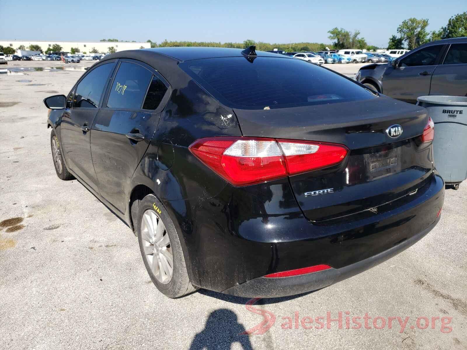 KNAFX4A61G5537969 2016 KIA FORTE