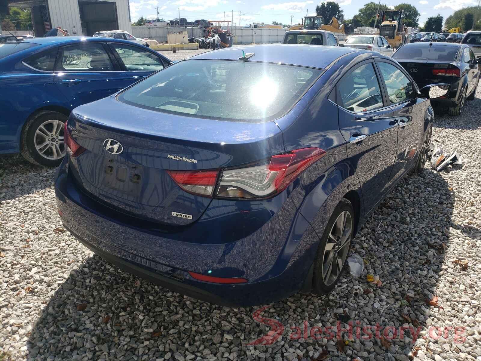 5NPDH4AE1GH654885 2016 HYUNDAI ELANTRA