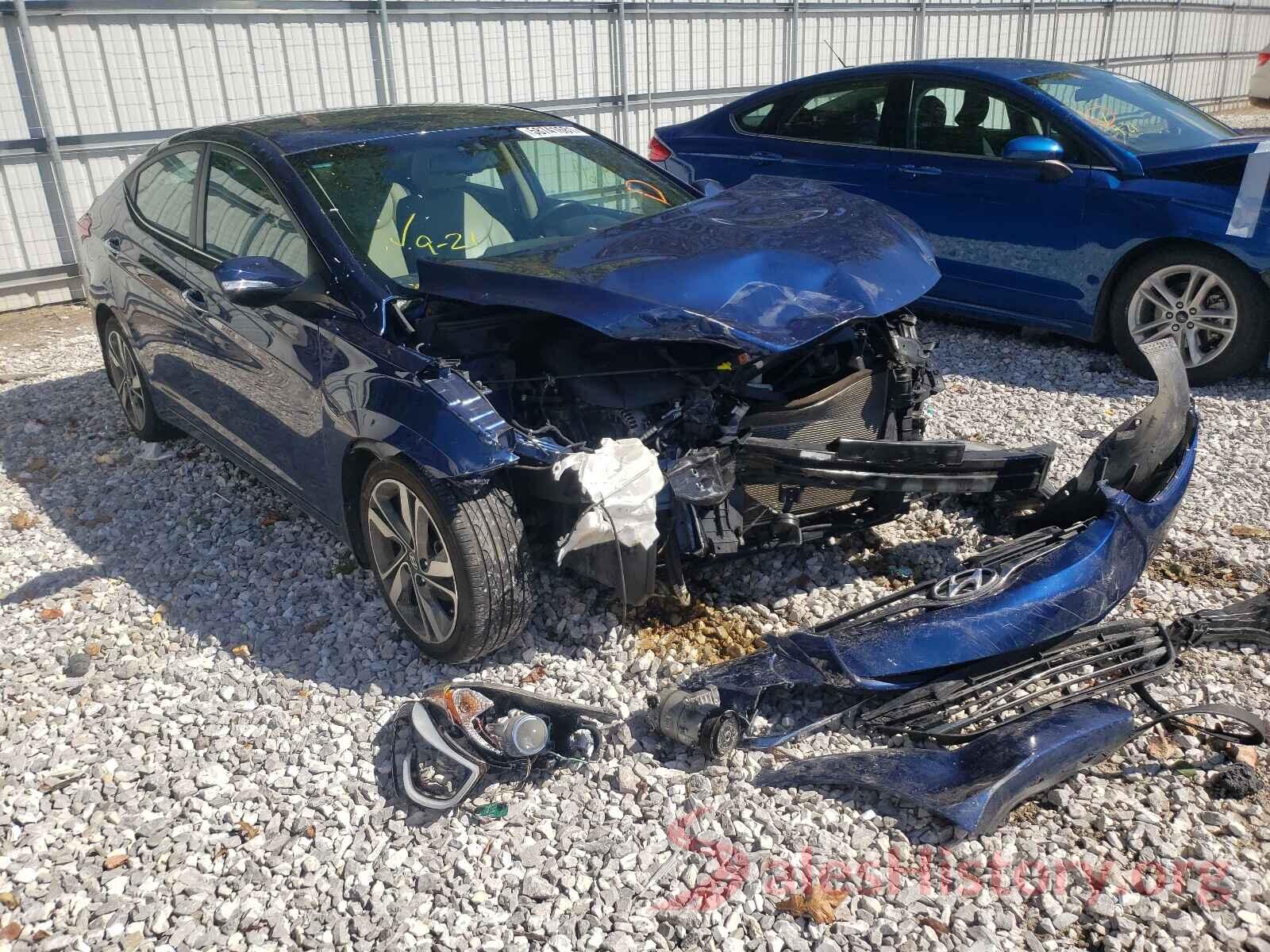 5NPDH4AE1GH654885 2016 HYUNDAI ELANTRA