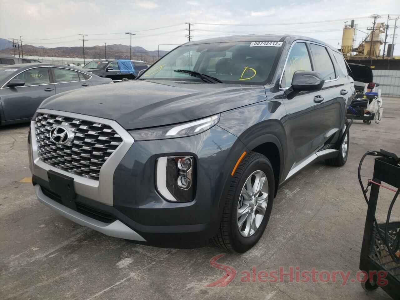 KM8R14HEXNU386868 2022 HYUNDAI PALISADE