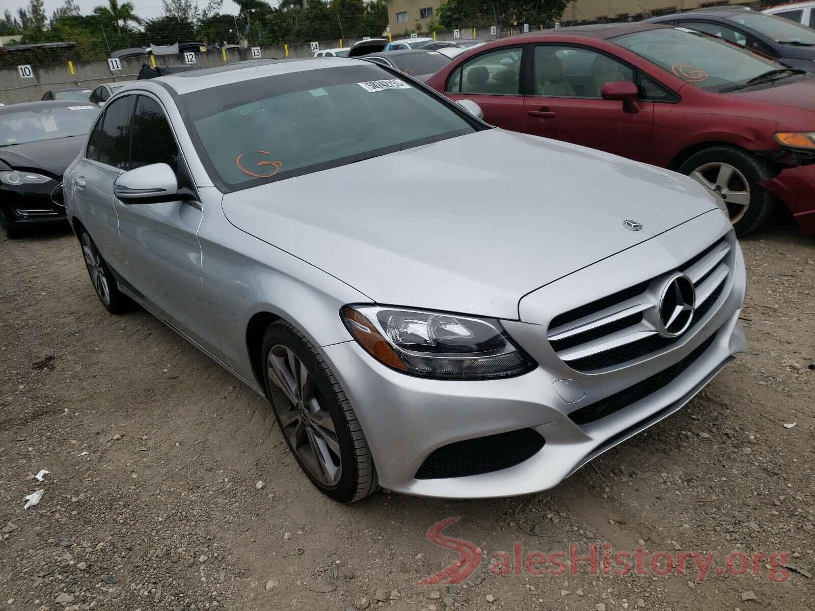 55SWF4JB4JU262007 2018 MERCEDES-BENZ C CLASS