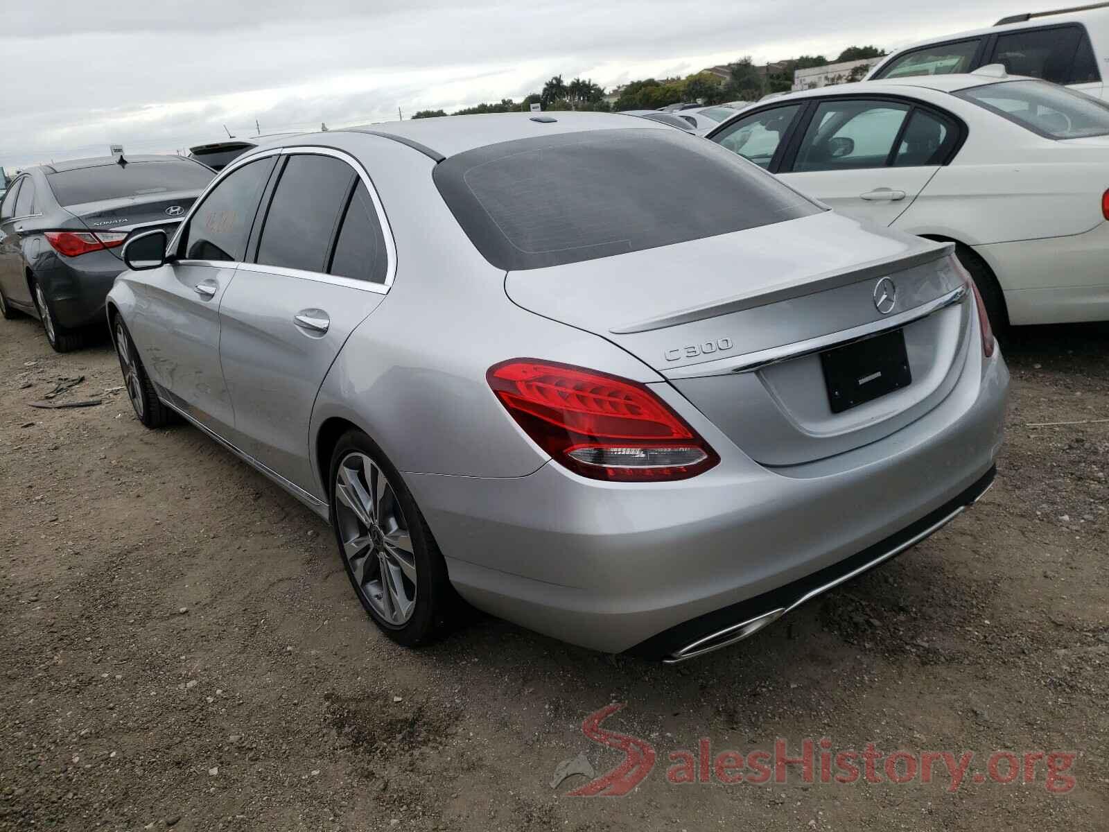 55SWF4JB4JU262007 2018 MERCEDES-BENZ C CLASS