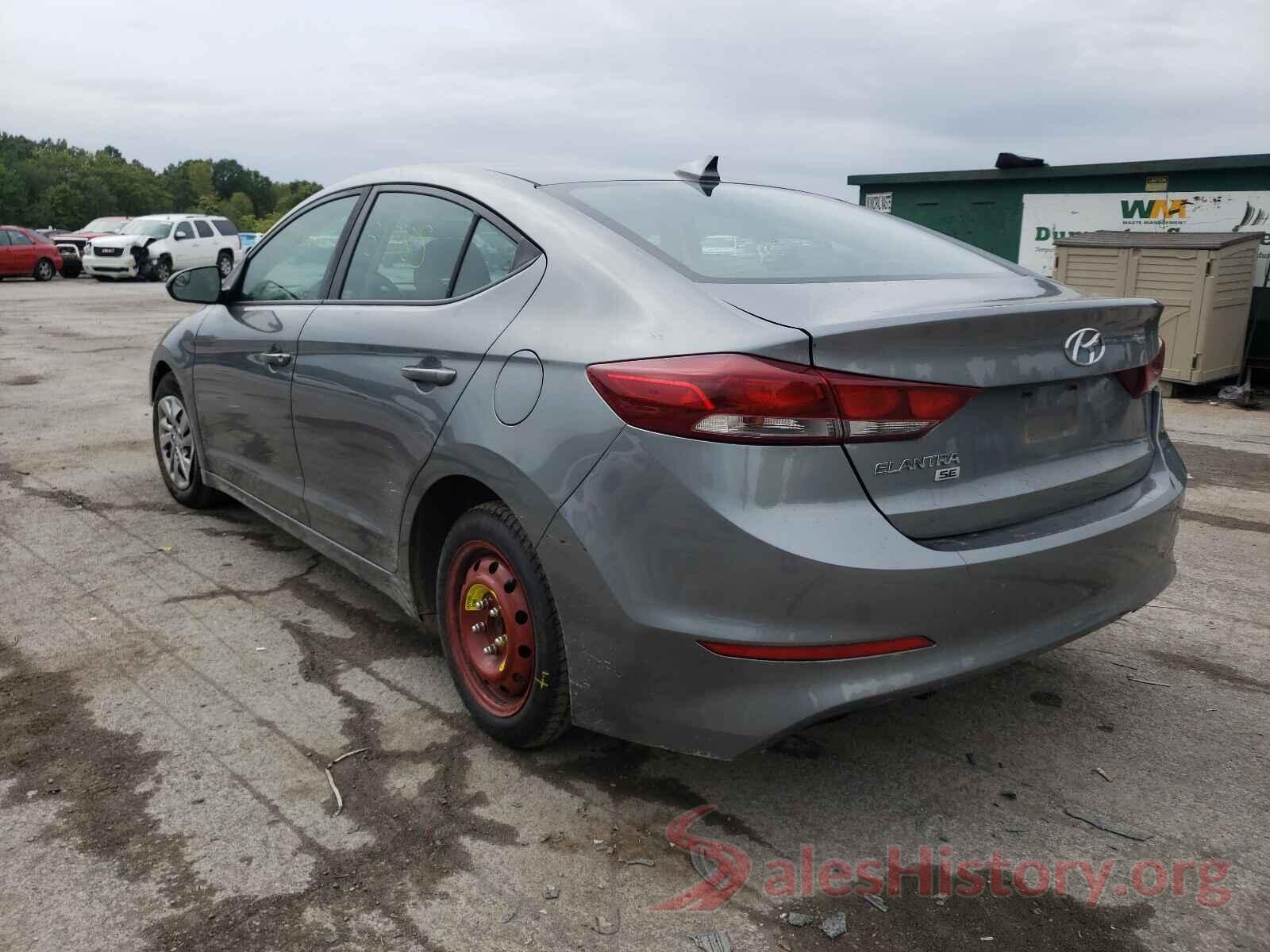 KMHD74LF2HU422467 2017 HYUNDAI ELANTRA