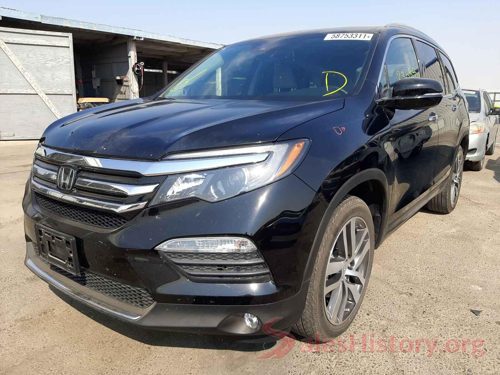 5FNYF5H93GB010597 2016 HONDA PILOT