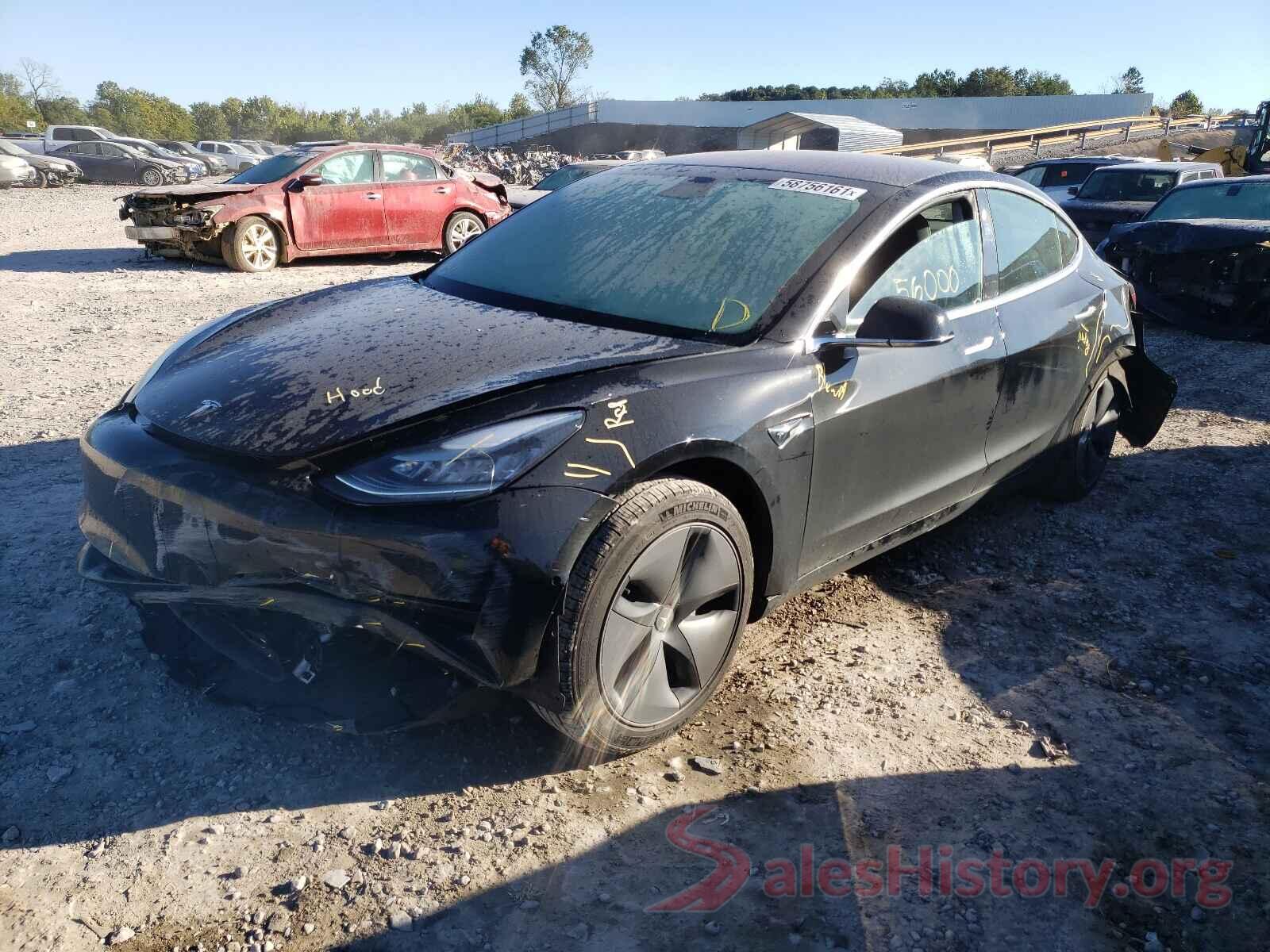 5YJ3E1EAXKF296364 2019 TESLA MODEL 3