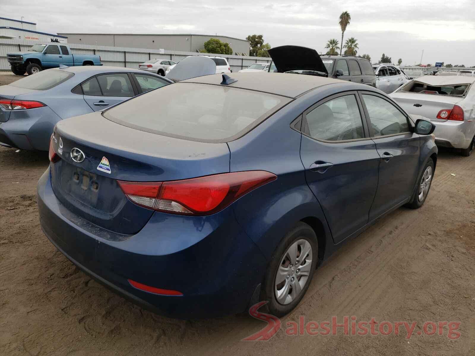 KMHDH4AE7GU482931 2016 HYUNDAI ELANTRA