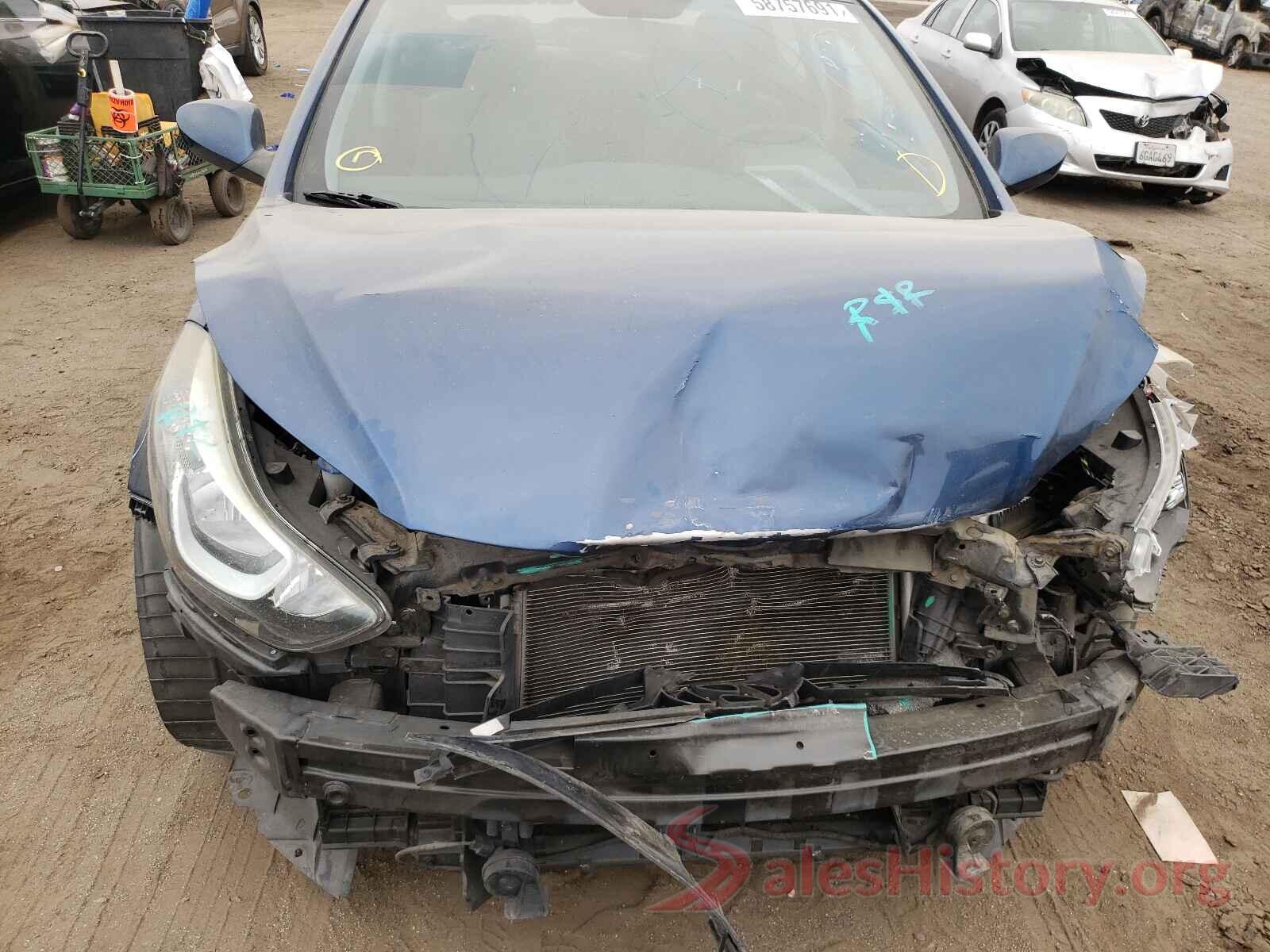 KMHDH4AE7GU482931 2016 HYUNDAI ELANTRA