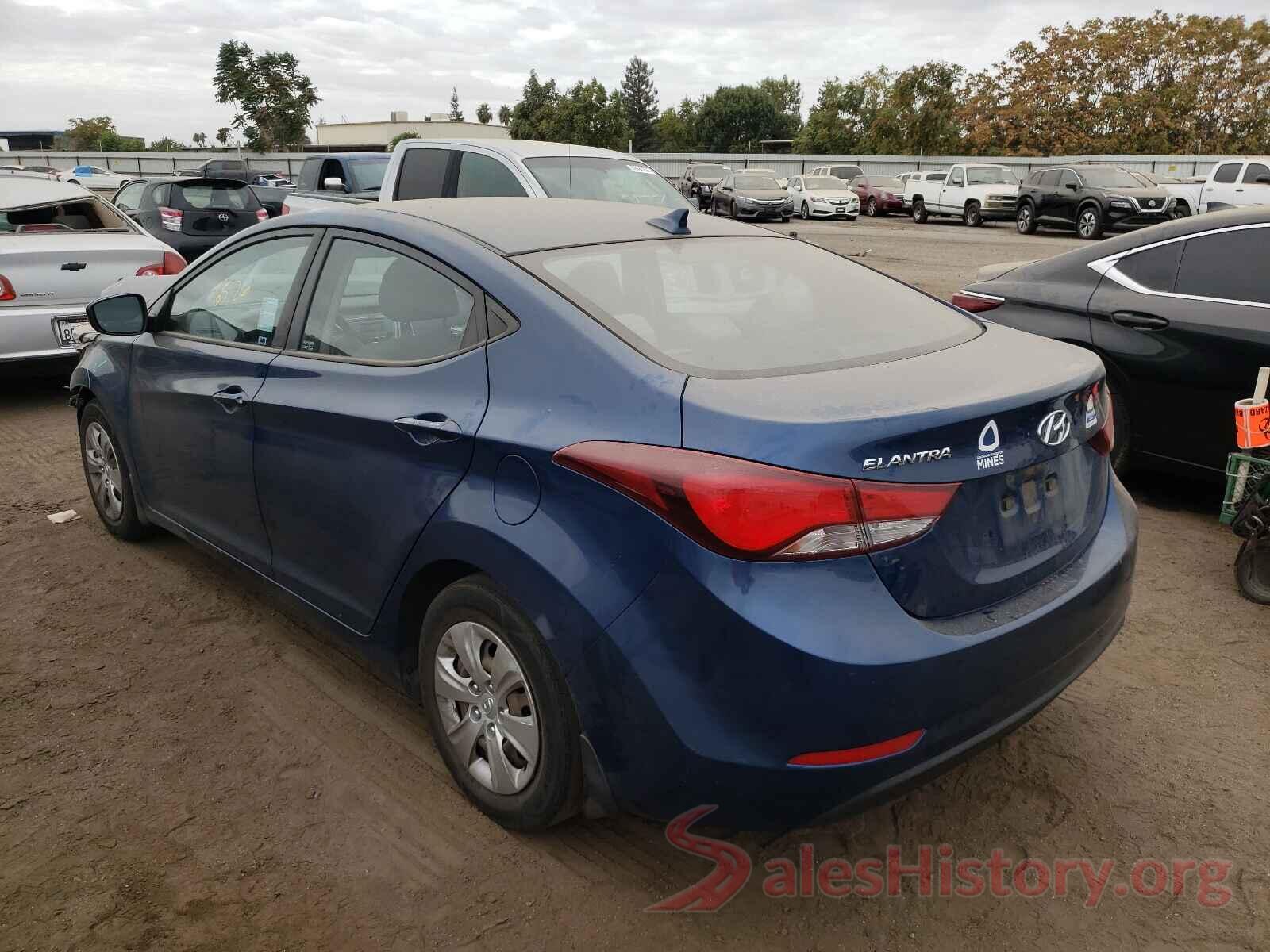 KMHDH4AE7GU482931 2016 HYUNDAI ELANTRA