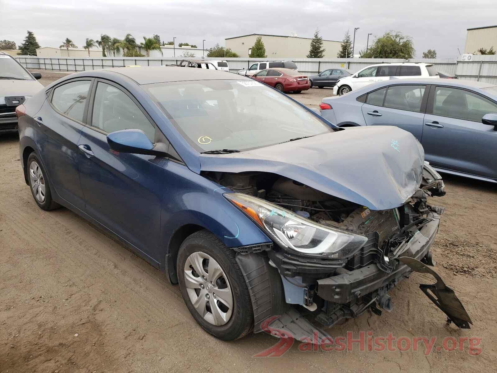 KMHDH4AE7GU482931 2016 HYUNDAI ELANTRA