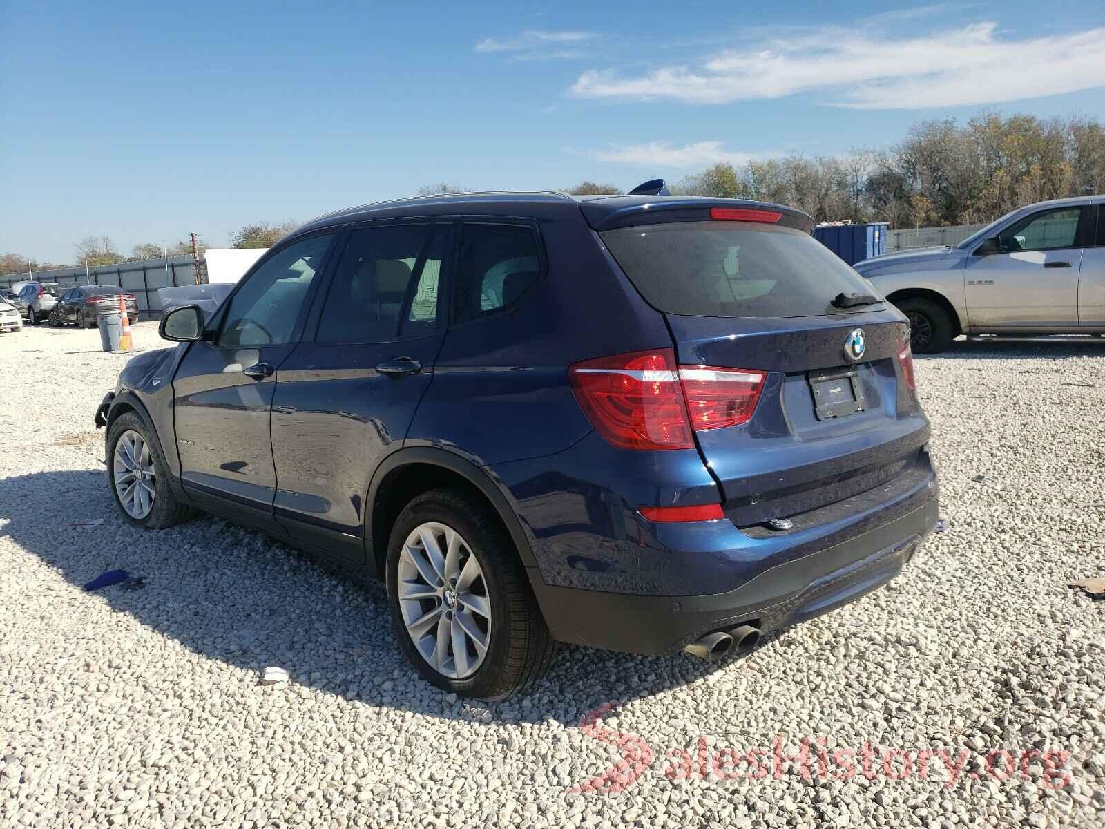 5UXWX9C51H0T01713 2017 BMW X3