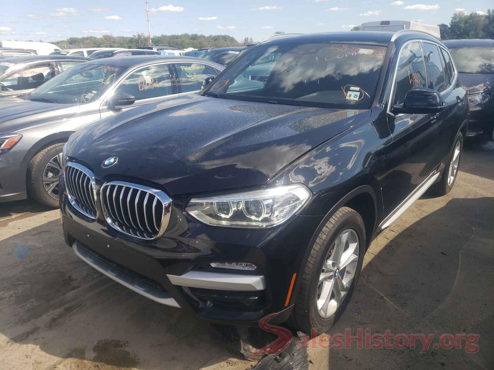 5UXTR7C51KLR44327 2019 BMW X3