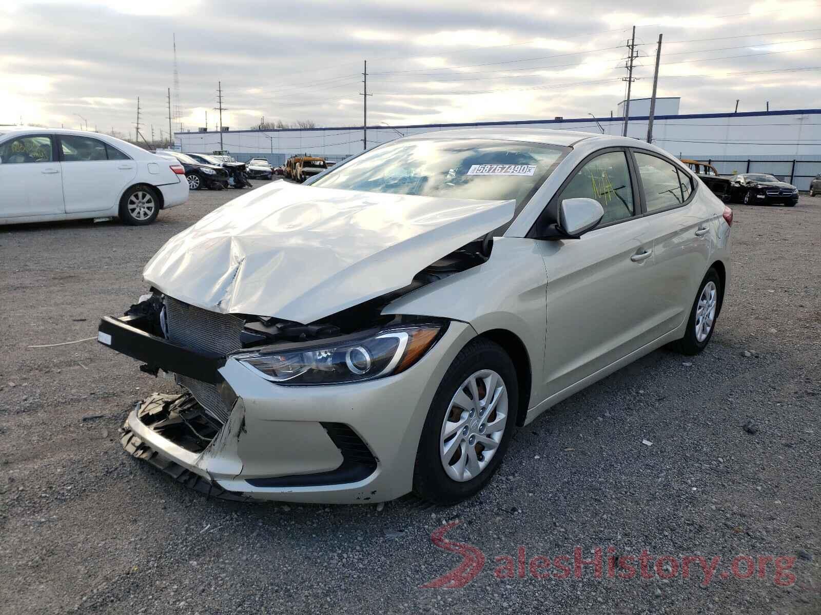 5NPD74LF7HH163747 2017 HYUNDAI ELANTRA