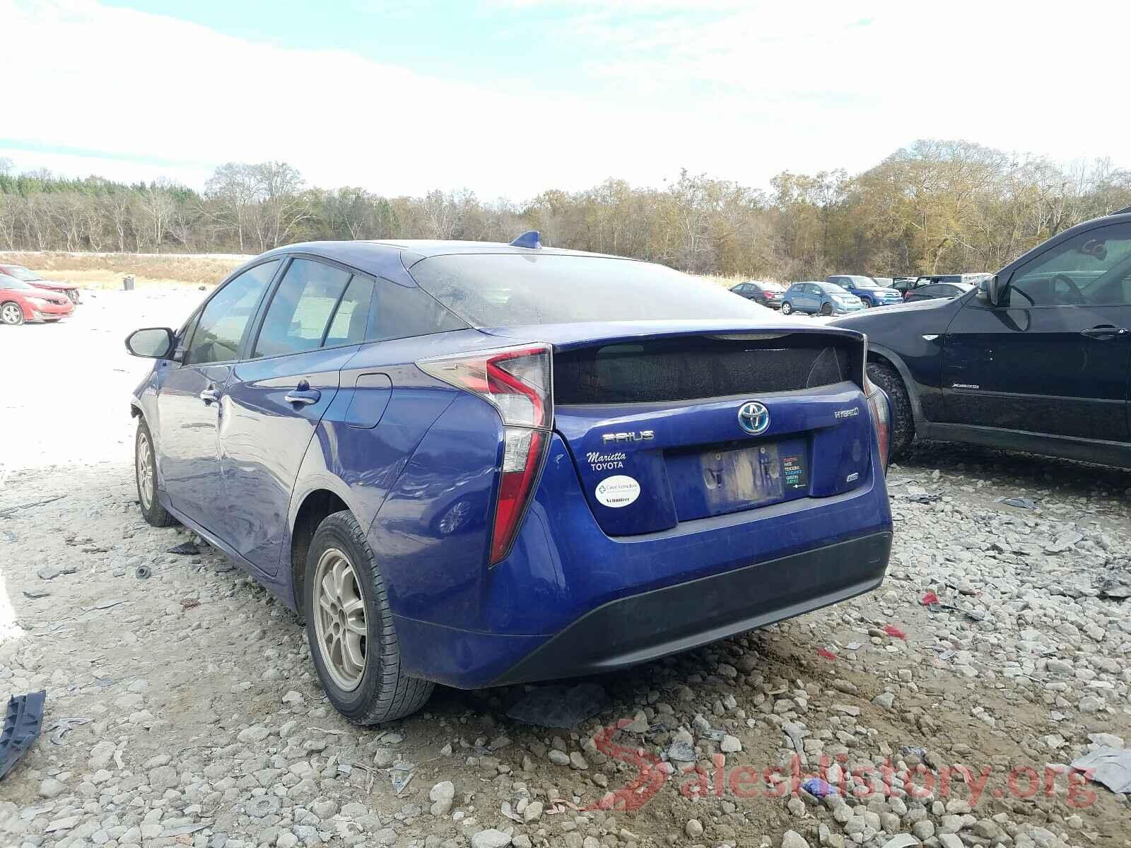 JTDKARFU0G3517456 2016 TOYOTA PRIUS