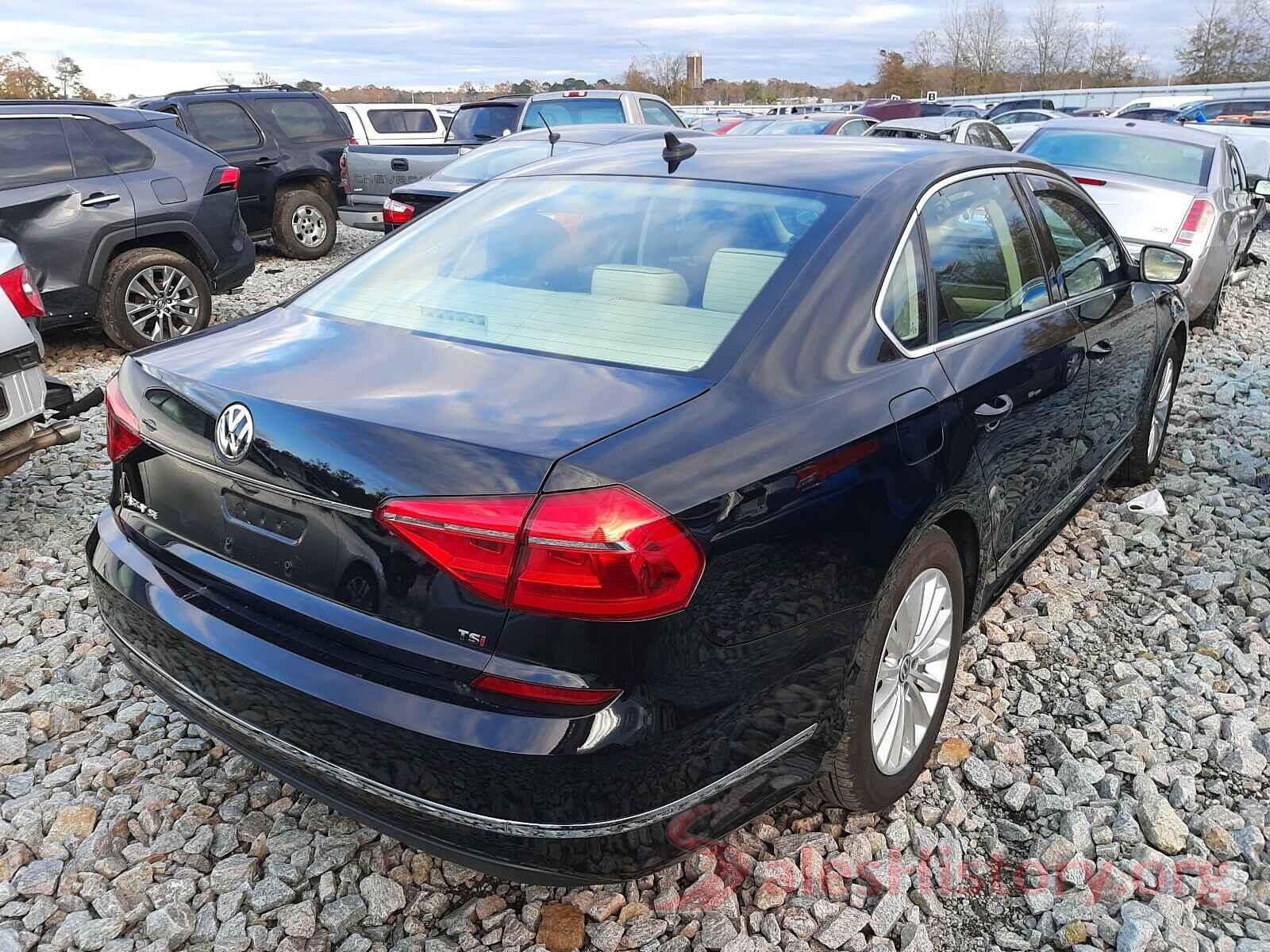 1VWBS7A37GC010292 2016 VOLKSWAGEN PASSAT