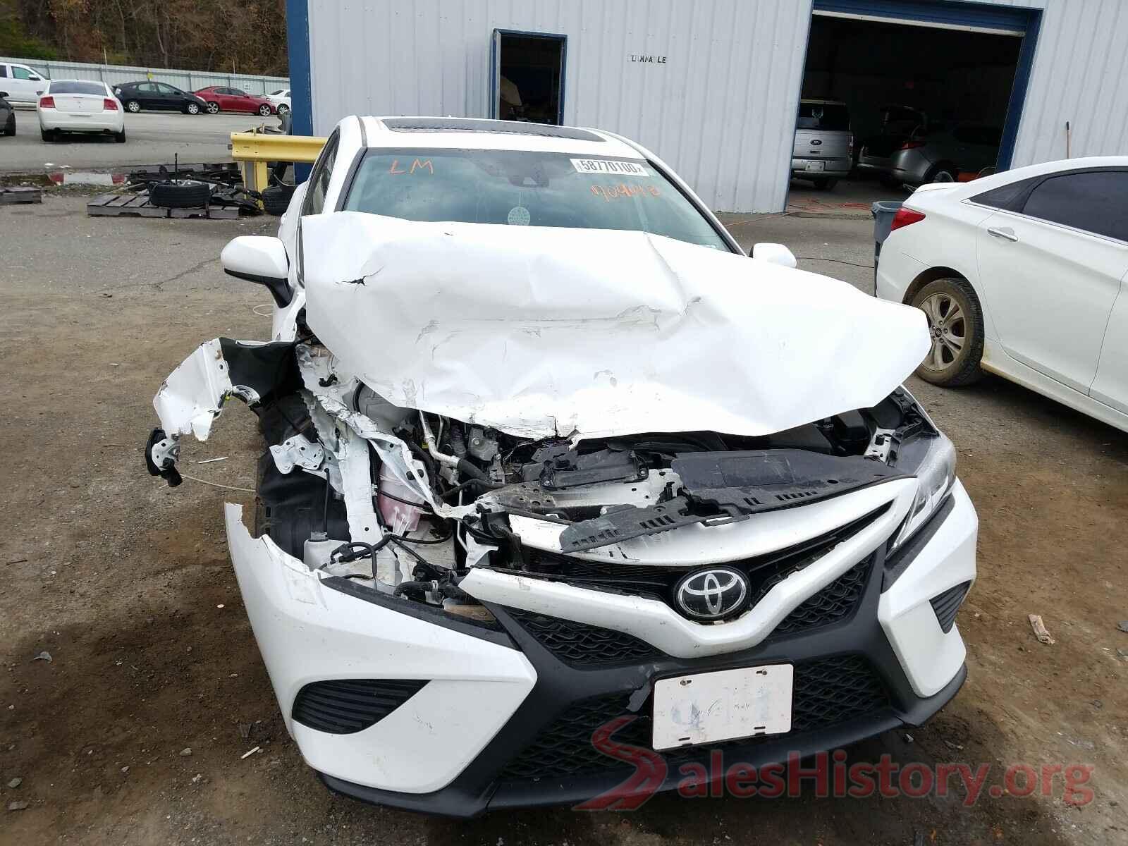 4T1B11HK2KU709618 2019 TOYOTA CAMRY