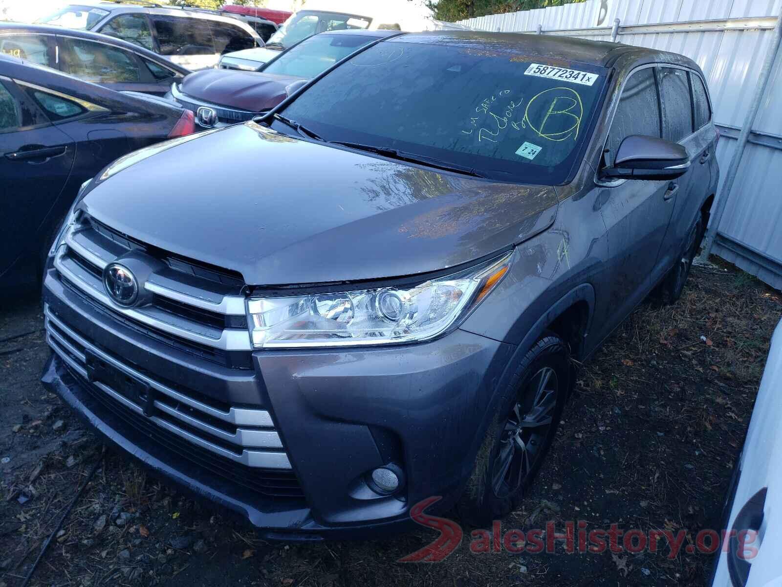 5TDBZRFH3KS701275 2019 TOYOTA HIGHLANDER