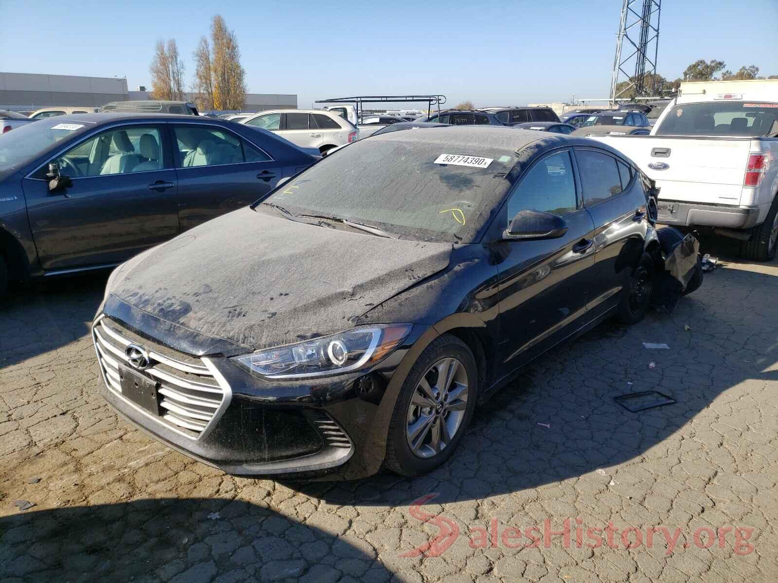 5NPD84LF8JH360350 2018 HYUNDAI ELANTRA